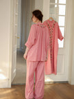 Gauze Cotton Tassel Lounge Set – Artisan Summer Loungewear