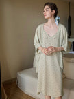 TENCEL Lyocell nightdress set worn