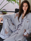 Sustainable leopard Lyocell three-piece set