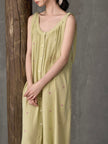 Cotton gauze nightgown fabric detail