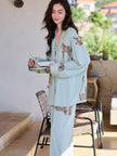 Sustainable Lyocell leopard loungewear