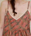 3‑Piece Bamboo Cotton Pajama Set with Robe | Rouge Bloom | Lian
