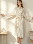 Women's TENCEL Wrap Robe | Botanical Kimono Dressing Gown | Lian Loungewear