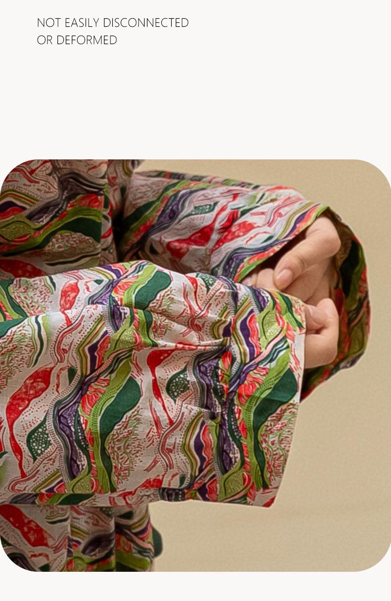 Handmade Bamboo Cotton Kimono Robe: Lightweight Loungewear, Ankle Long Robe