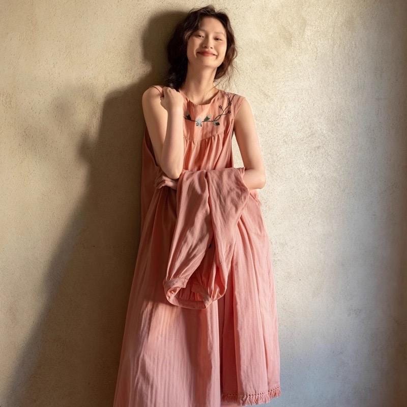 cotton robe nightgown set
2 piece loungewear set
boho sleepwear for women
robe and dress pyjama set
women’s embroidered nightdress
modest loungewear cotton
gift for mom sleepwear
fringe hem nightgown robe
soft cotton sleep dress
robe with pockets and buttons
maternity robe and gown
summer cotton lounge set
bridesmaid getting ready robe