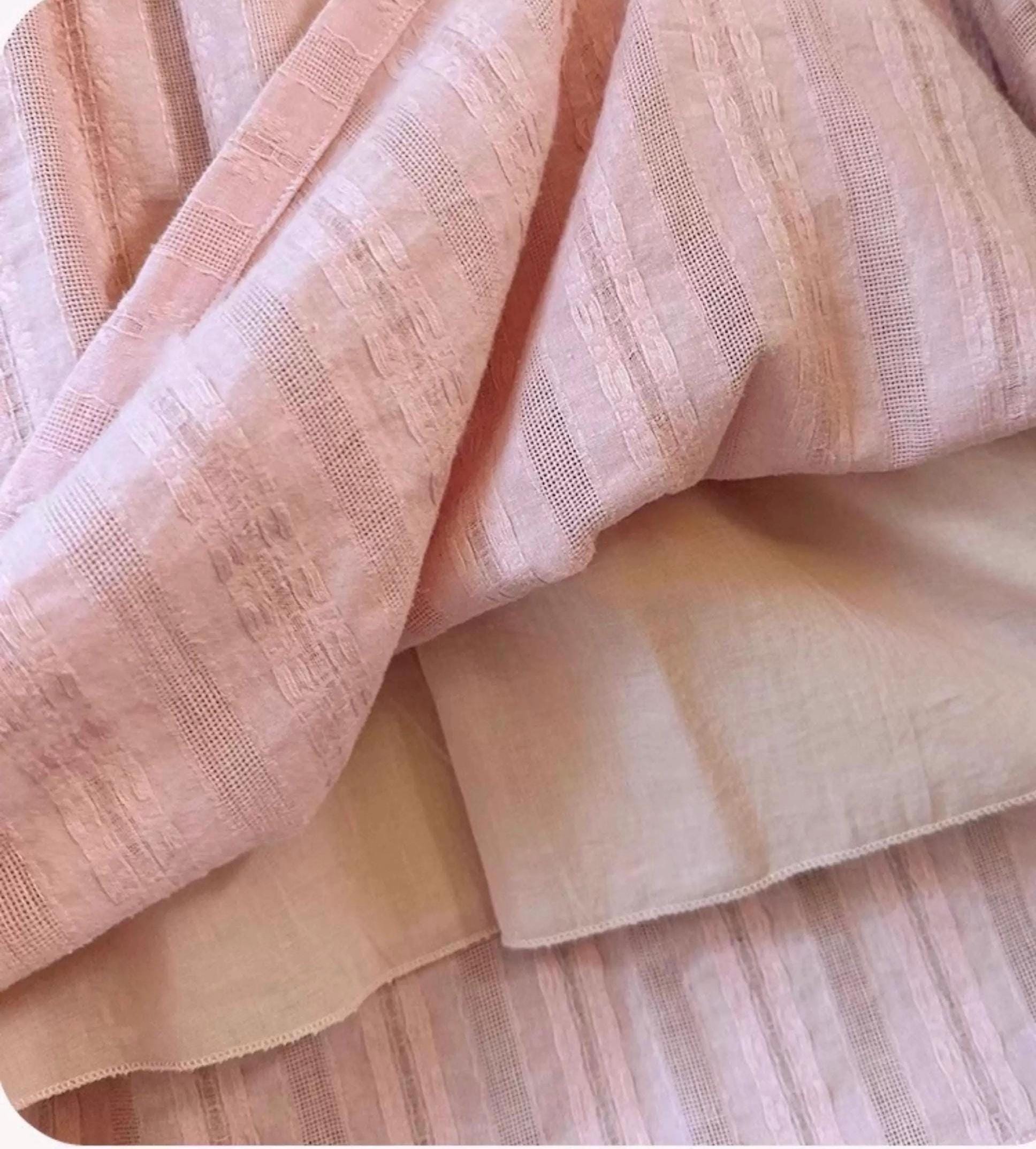 Pink Bamboo Cotton Pyjamas – Embroidered Dress or Two-Piece Pants Loungewear