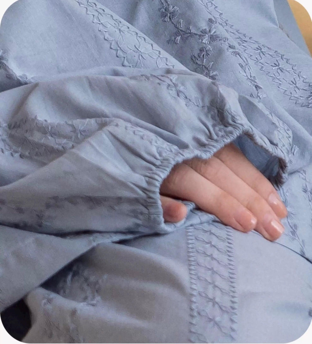 Bamboo Cotton Embroidered Pajama, Oversized Lounge-To-Street Loungewear, muslin pajamas, Christmas Gift Box Pack