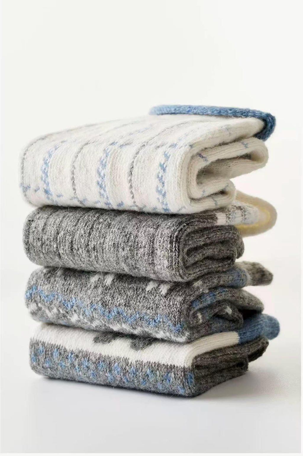 Merino Cotton Socks 4-Pack – Dog, Cat, Scotty Gift Set