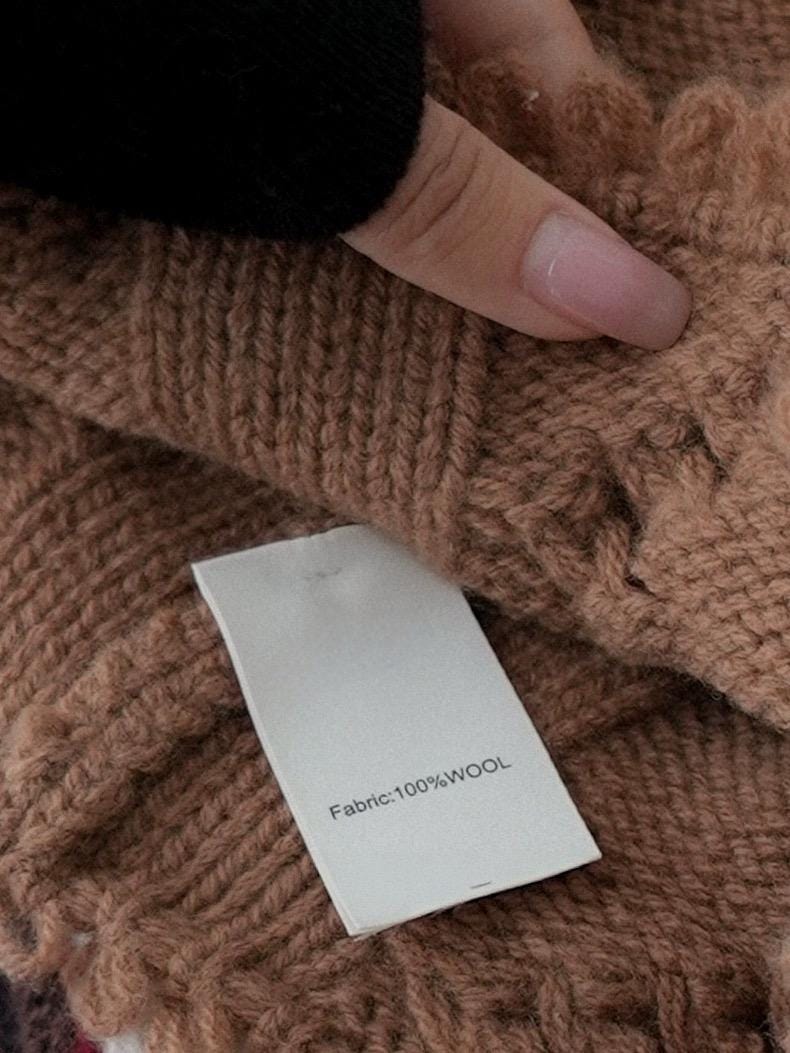 100% Merino Wool Cable Knit Beanie | Soft Winter Hat for Women | Warm Knitted Wool Cap Gift for Her