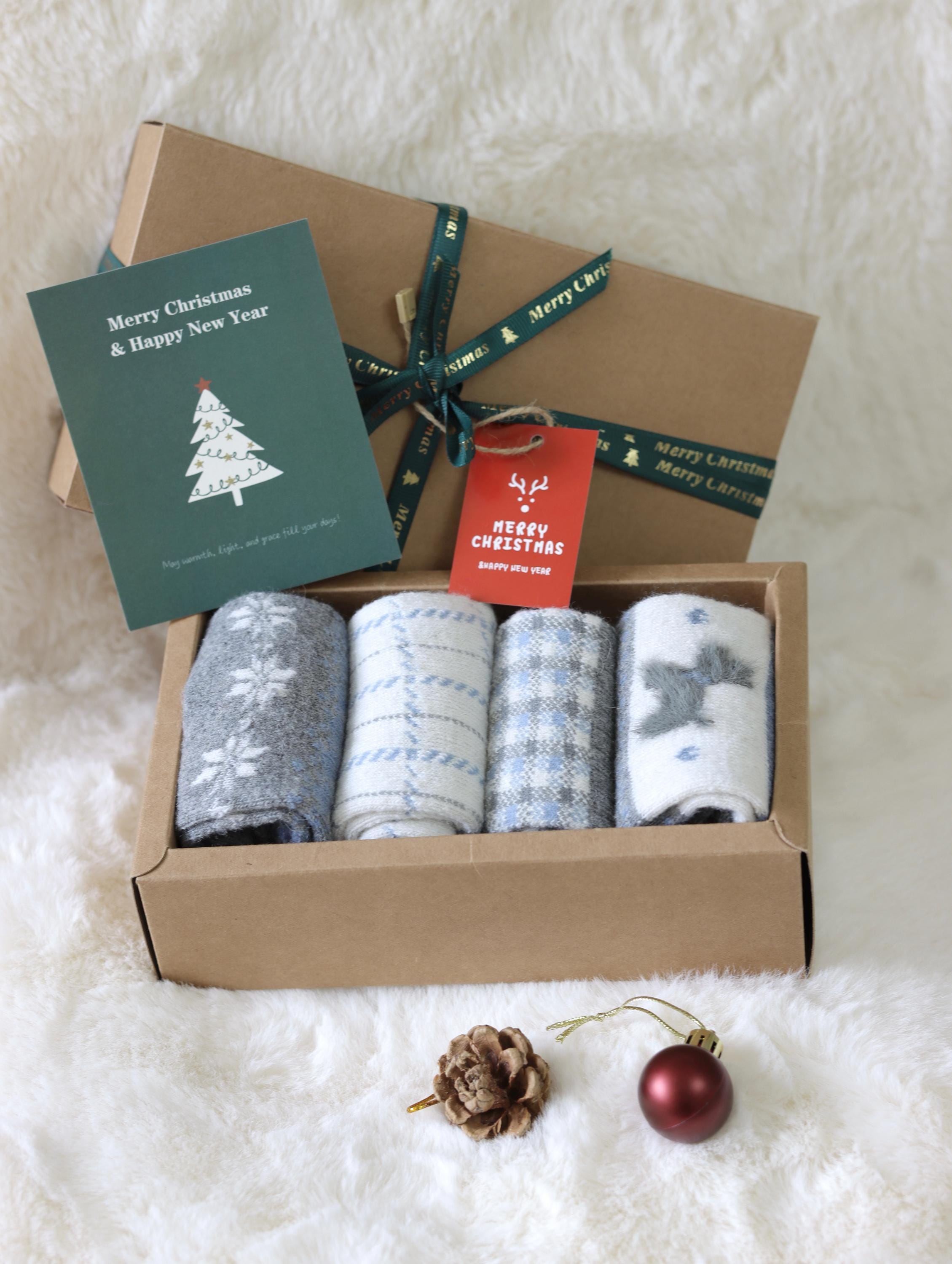 Merino Cotton Socks 4-Pack – Dog, Cat, Scotty Gift Set