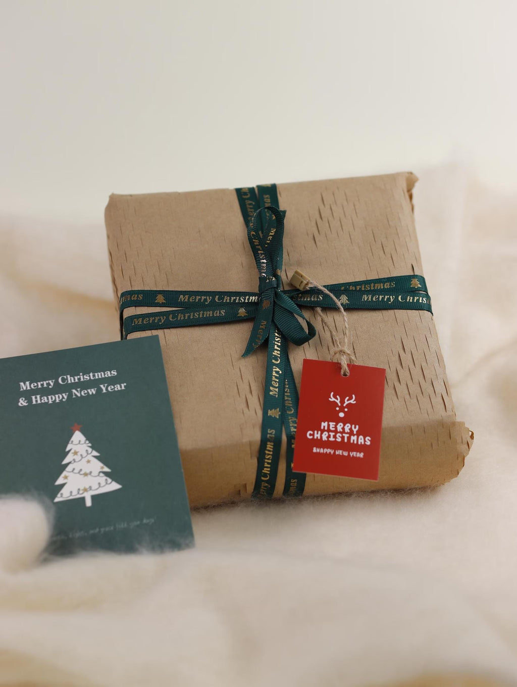 Merino Wool Socks Gift Box, Warm Unisex Winter Set, Slipper Socks