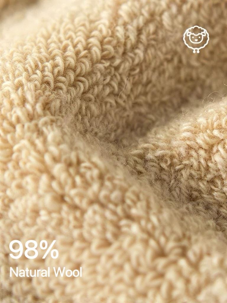 Australian Merino Wool Everyday Socks | Warm Breathable Winter Socks for Daily Wear | Soft Socks for Home & Outdoors | Individually Wrapped