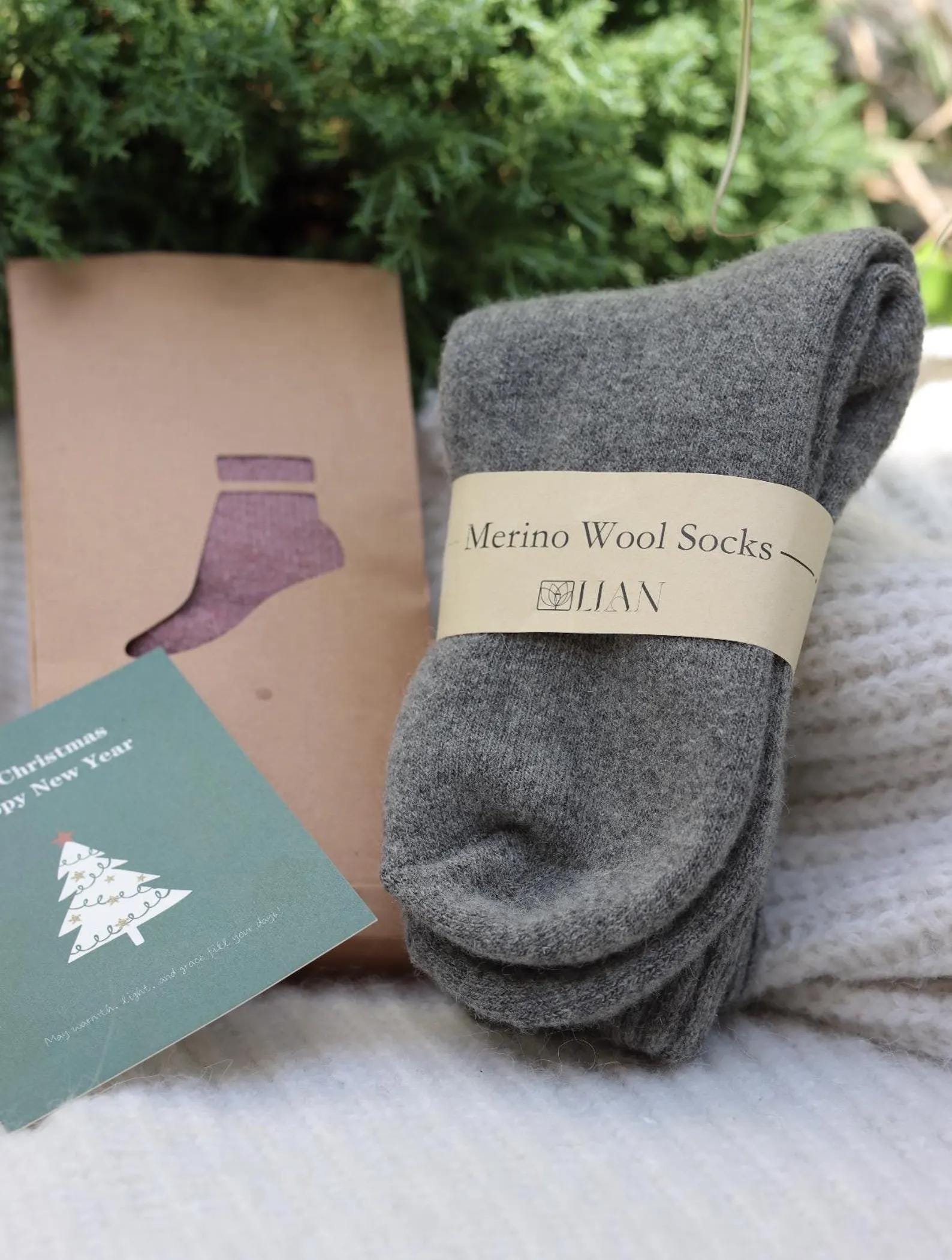 Merino Wool Socks | Ultra Warm Winter Slipper Socks | Casual Socks for Women