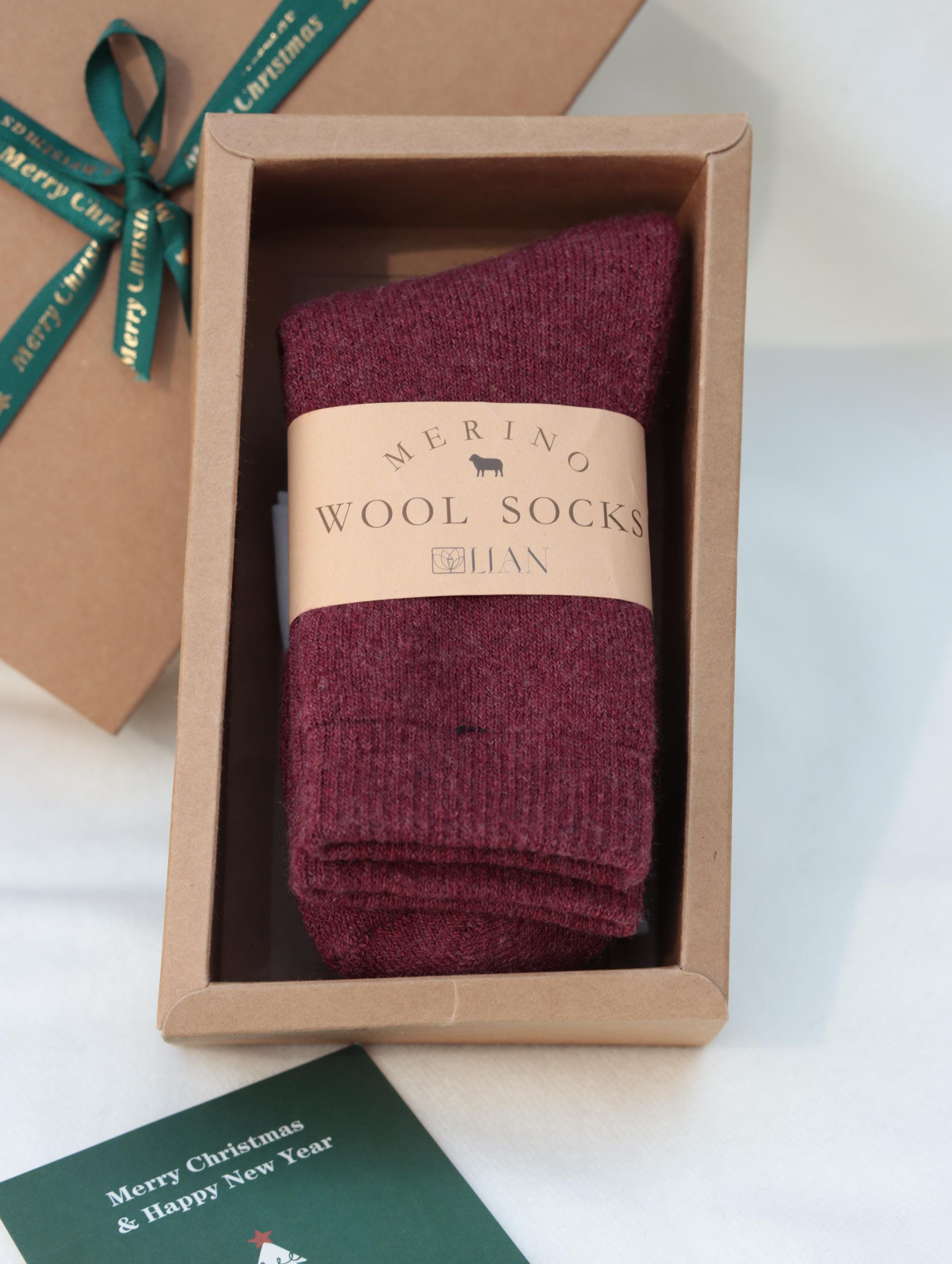 Australian Merino Wool Everyday Socks | Warm Breathable Winter Socks for Daily Wear | Soft Socks for Home & Outdoors | Individually Wrapped