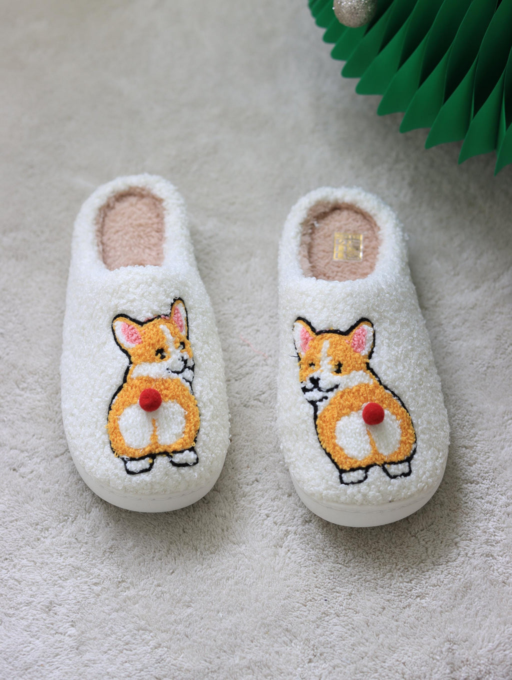 Funny Animal Slippers for Family | Cozy Fleece Dog Cat Slippers | Christmas Gift for Pet Lovers