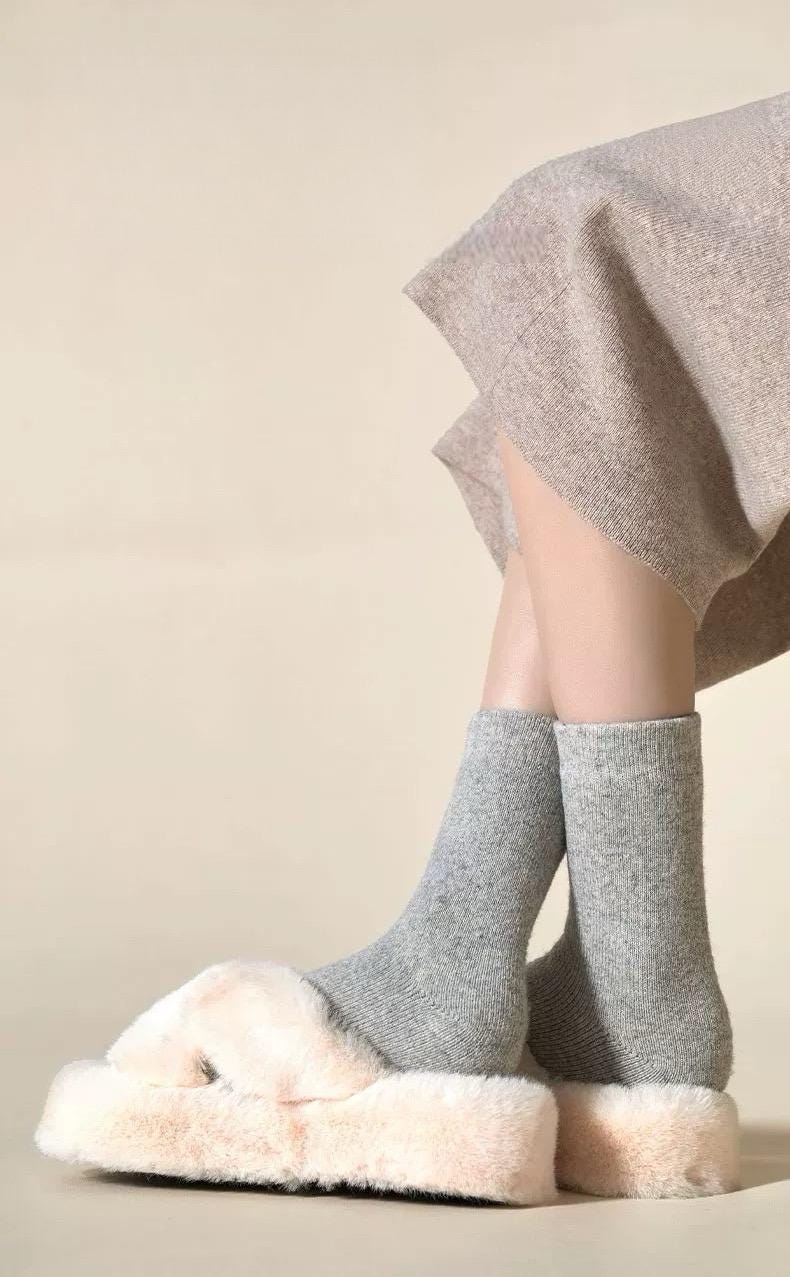 Australian Merino Wool Everyday Socks | Warm Breathable Winter Socks for Daily Wear | Soft Socks for Home & Outdoors | Individually Wrapped
