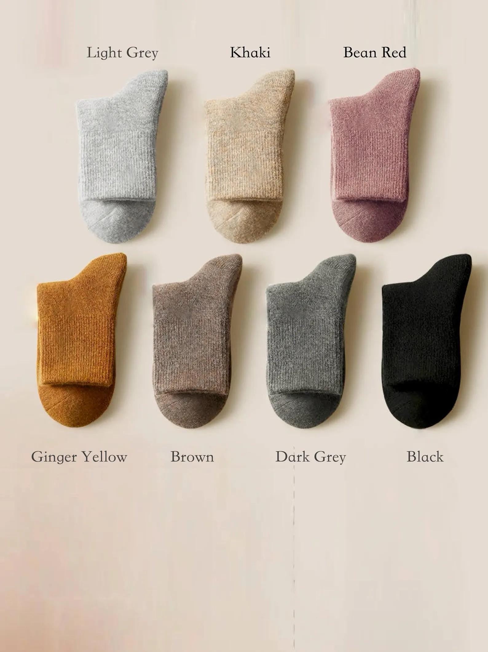 Merino Wool Socks | Ultra Warm Winter Slipper Socks | Casual Socks for Women
