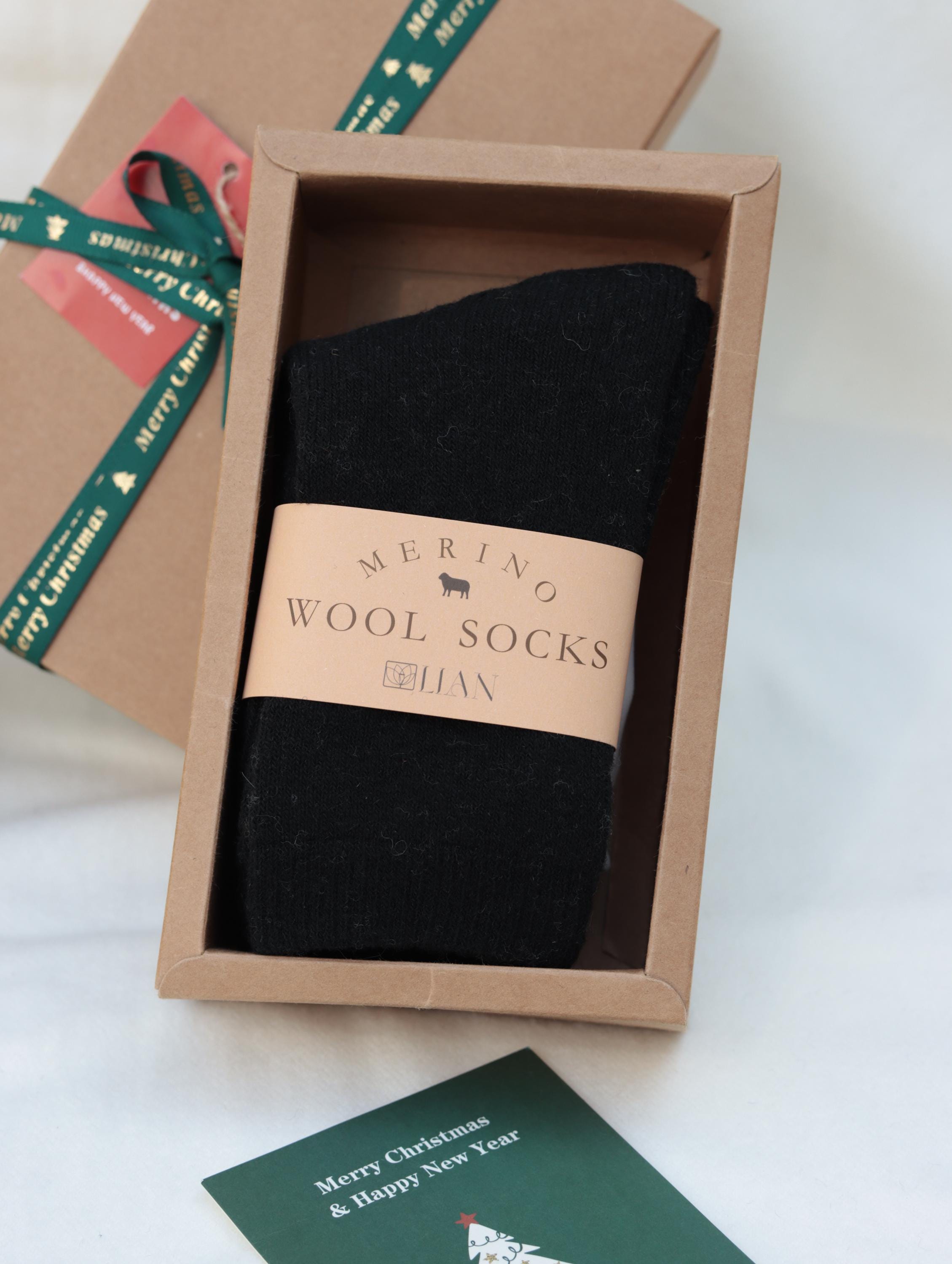 Australian Merino Wool Everyday Socks | Warm Breathable Winter Socks for Daily Wear | Soft Socks for Home & Outdoors | Individually Wrapped