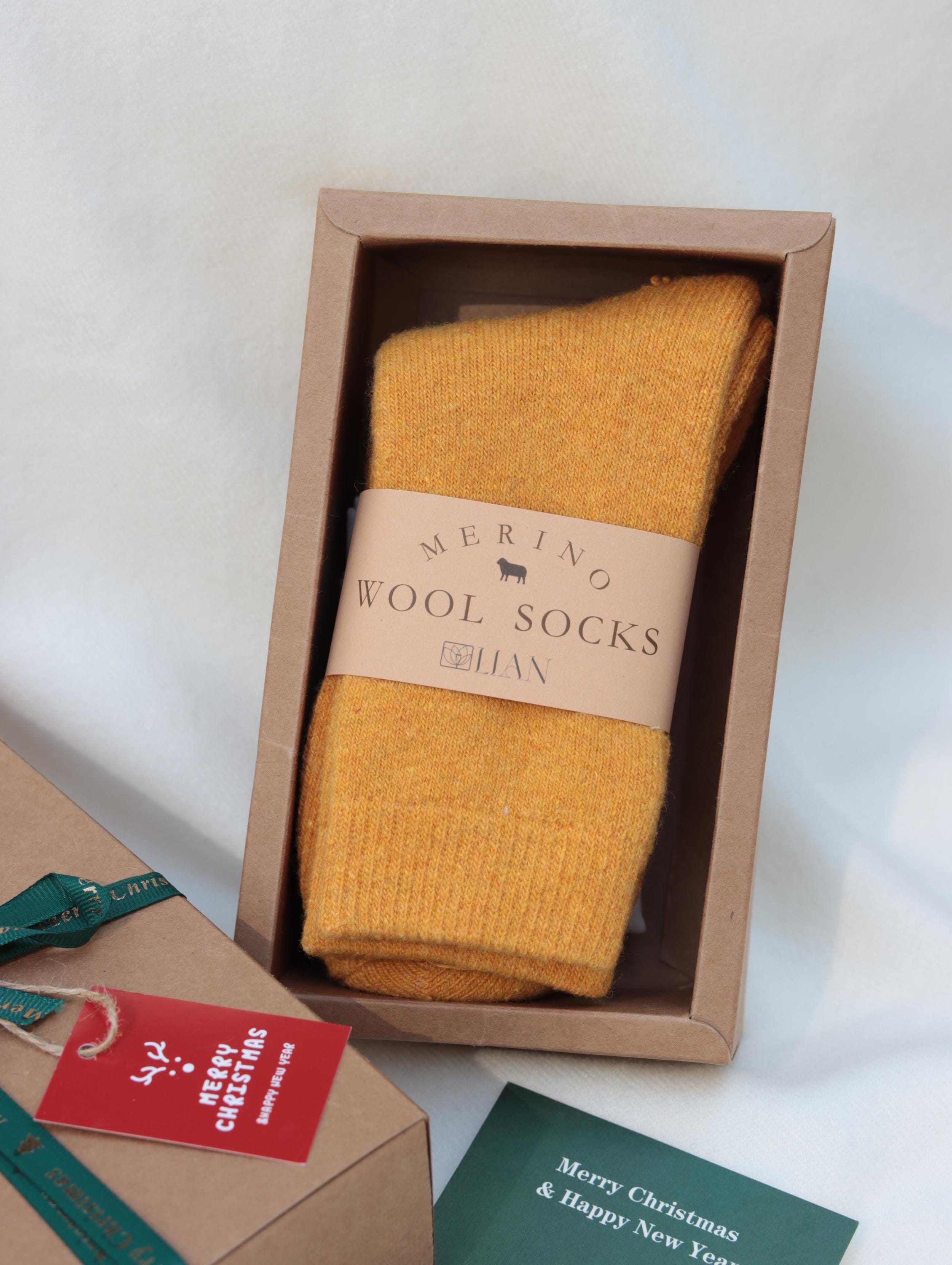 Australian Merino Wool Everyday Socks | Warm Breathable Winter Socks for Daily Wear | Soft Socks for Home & Outdoors | Individually Wrapped