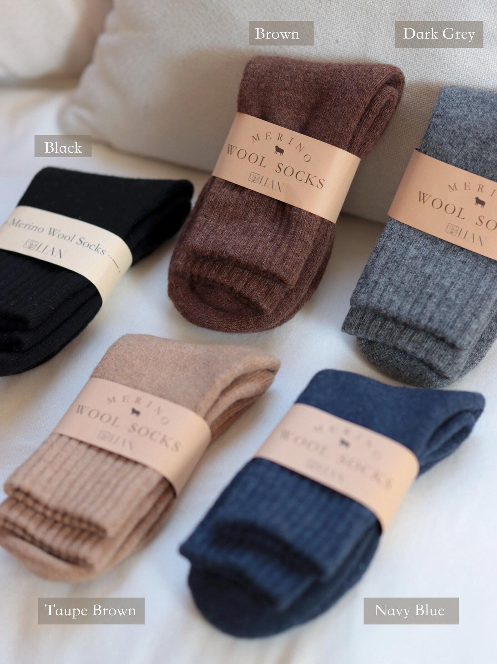 98% Merino Wool Socks Gift Box | Ultra Soft & Warm | Gift Box Set for Men and Women | Thermal Socks | Valentine Gift for Him