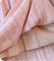 Pink bamboo cotton pajamas set by Lian Loungewear with embroidered dress or pants for comfortable loungewear.