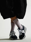 Organic cotton crew socks set by Lian Loungewear featuring fruit plant-dyed grape design in UK sizes 3-7.