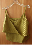 Organic linen camisole top for women by Lian Loungewear, ivory white double-layer linen tank, lightweight and breathable.