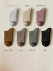 Light grey Merino wool slipper socks by Lian Loungewear, ultra warm casual winter socks for women, cozy and comfortable.