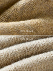 Light grey merino wool casual slipper socks for women by Lian Loungewear, ultra warm and cozy winter socks.
