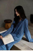 Beige gauze cotton lounge dress by Lian Loungewear featuring bohemian style, relaxed fit, and lightweight fabric.