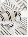 Striped waffle cotton robe from Lian Loungewear featuring embroidered kitten detail, soft and cozy for relaxed wear.