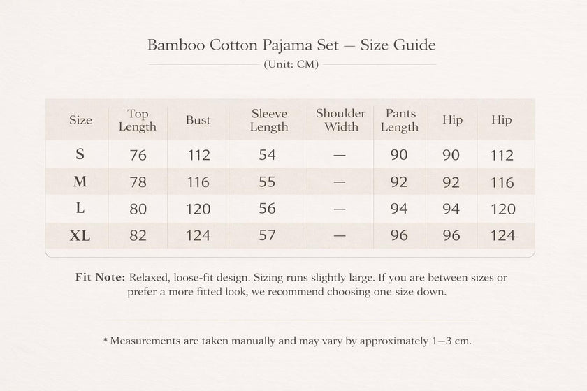 Lian Loungewear bamboo cotton pajama set with long and short pants, soft and comfortable sleepwear for women.