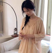 Lian Loungewear bamboo cotton pajama set with long and short pants, soft and comfortable sleepwear for men or women
