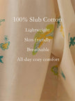 Lian Loungewear Oriental Floral Bamboo Cotton Sleepwear featuring a floral pattern and soft, comfortable fabric for relaxing nights.