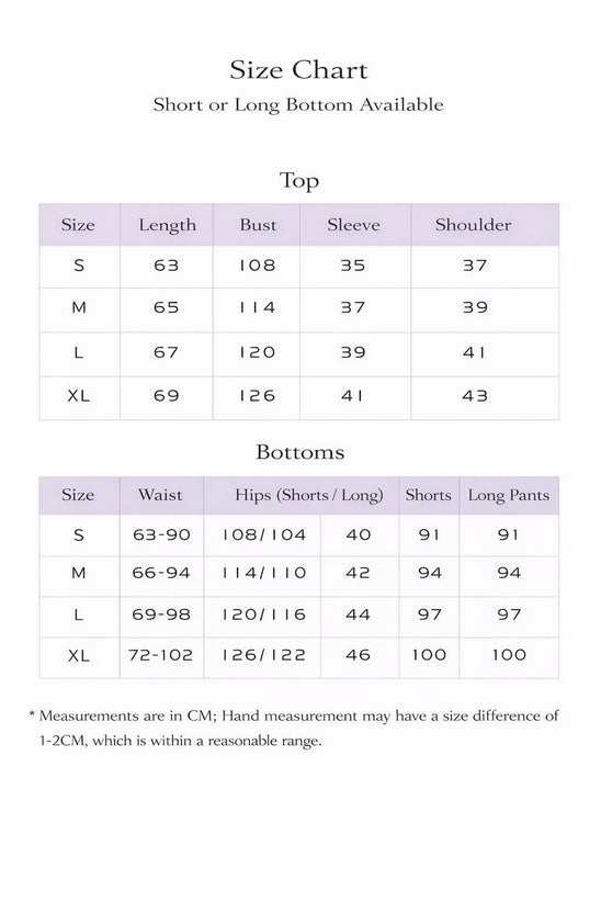 Lian Loungewear bamboo cotton women’s breathable loungewear set with embroidered short top and long pants, comfortable sleepwear.