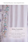 Lian Loungewear bamboo cotton women’s loungewear set with short top, long pants, breathable fabric, embroidered details.