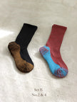Lian Loungewear Merino Wool Socks Gift Pack with thermal slipper and alpaca socks, cushioned terry-lined for men and women.
