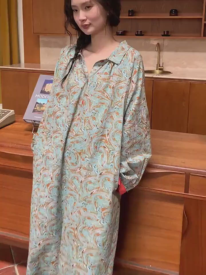 Bamboo Cotton Pajama Set: Lightweight Button-Up Loungewear, Cotton Sleepwear