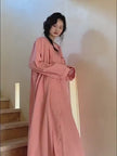 Bamboo Cotton Robe & Nightgown Set, Embroidered Lounge Sleepwear